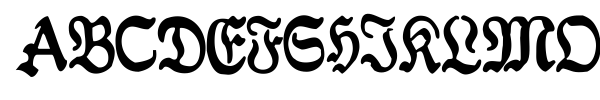 Antraxja Goth 1938 font preview